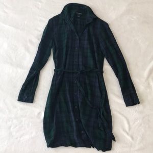 Banana republic flannel dress